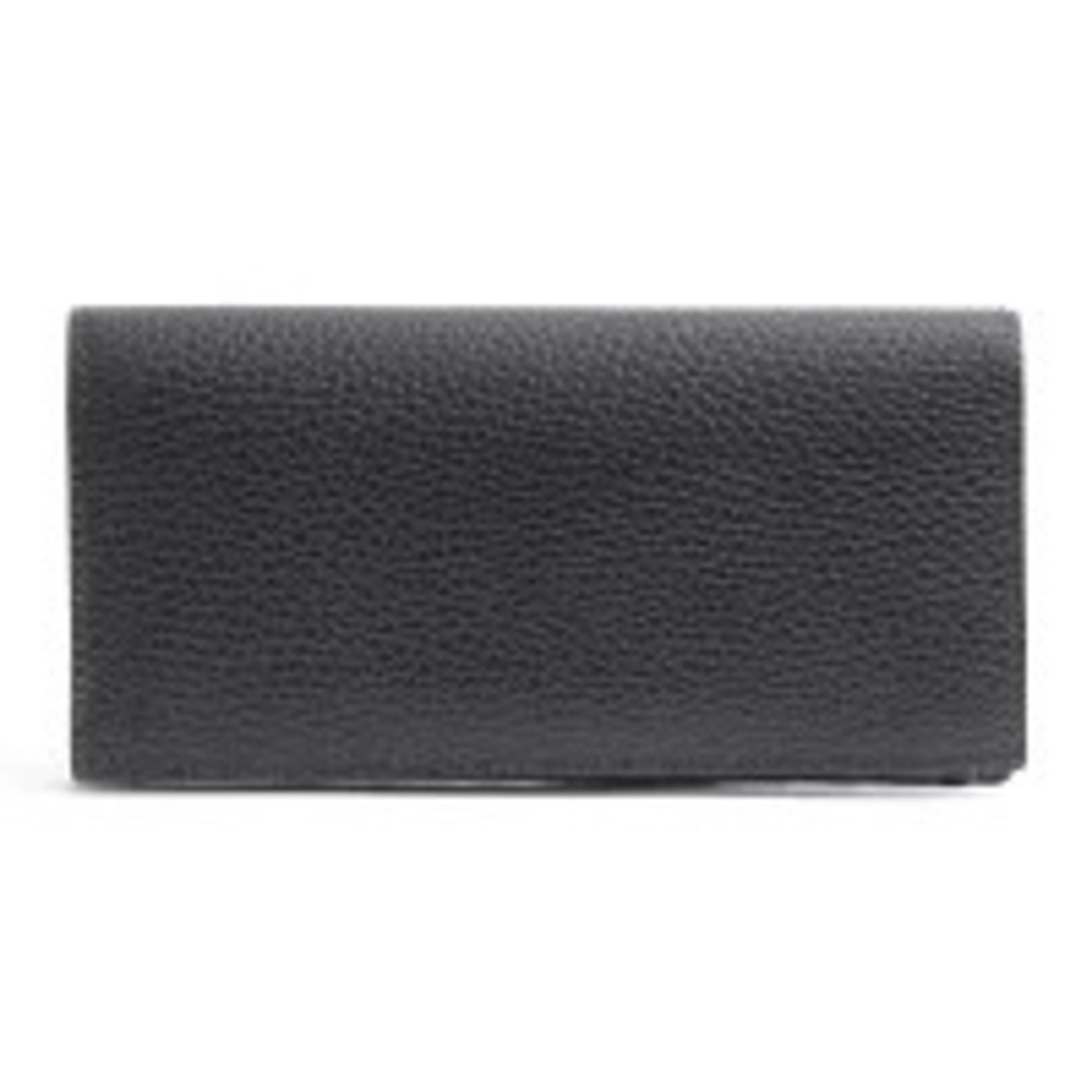 Gucci Bi fold Long Wallet Black Calfskin